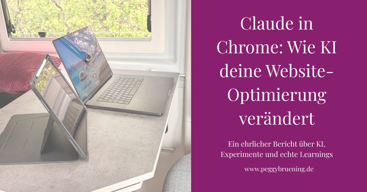 Blogbeitrag Foto Claude in Chrome